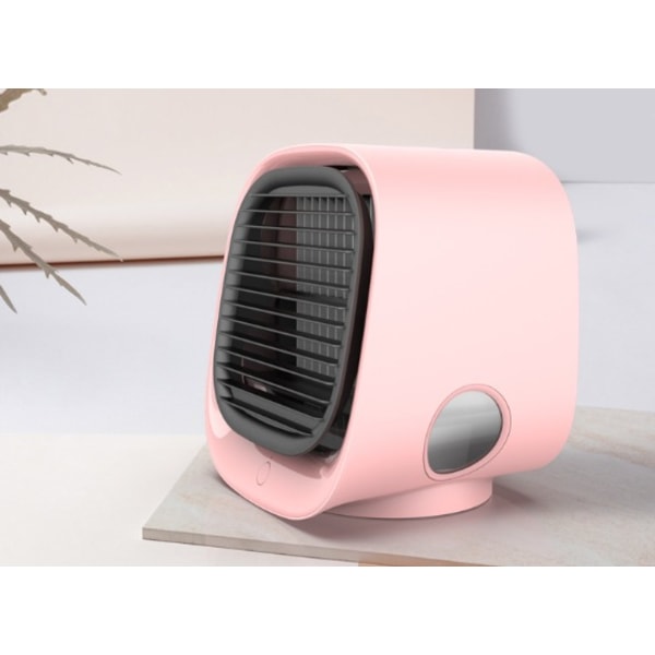 Modern mini luftkylare USB AC/fläkt luftfuktare Ett måste sommar kylare Pink