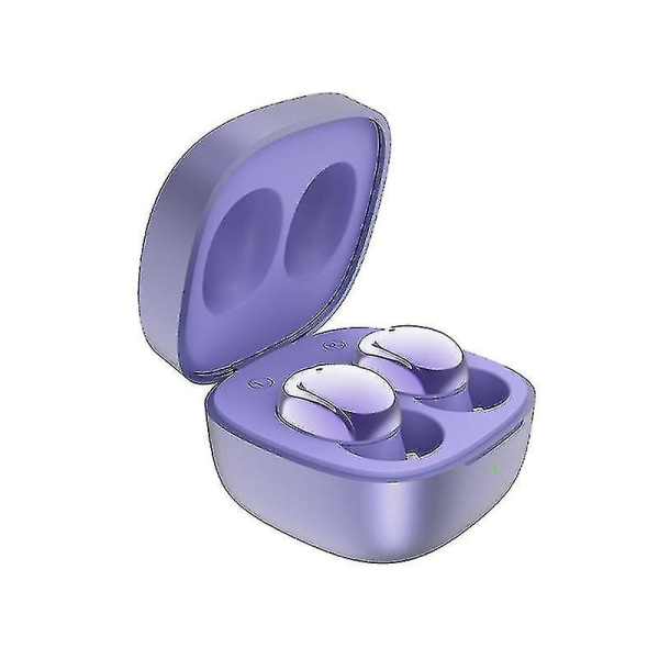 Trådlöst Bluetooth Headset Öronsnäckor Mini Hidden Trådlöst Bluetooth Headset Hidden Mini Earphones lila purple