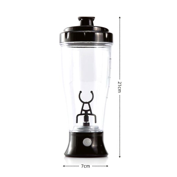 Elektrisk omrörningsskakflaska Kaffeomrörningskopp Hem Automatisk roterande mugg för mjölkkaffeshakekopp