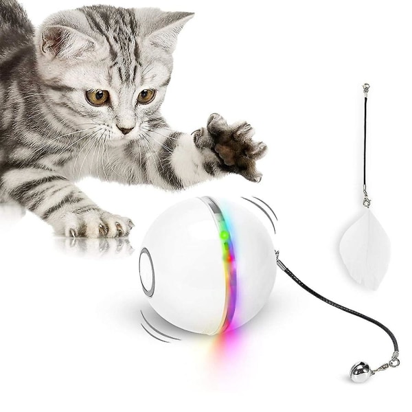 Cat Toys automatisk rullboll kattleksak Interactive Cat Toys