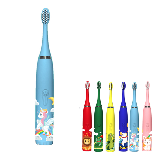 tandborste Automatisk vattentät tandborste för barn Light blue