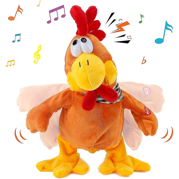 Docka, elektrisk kyckling fyllda djur Squawking Chicken