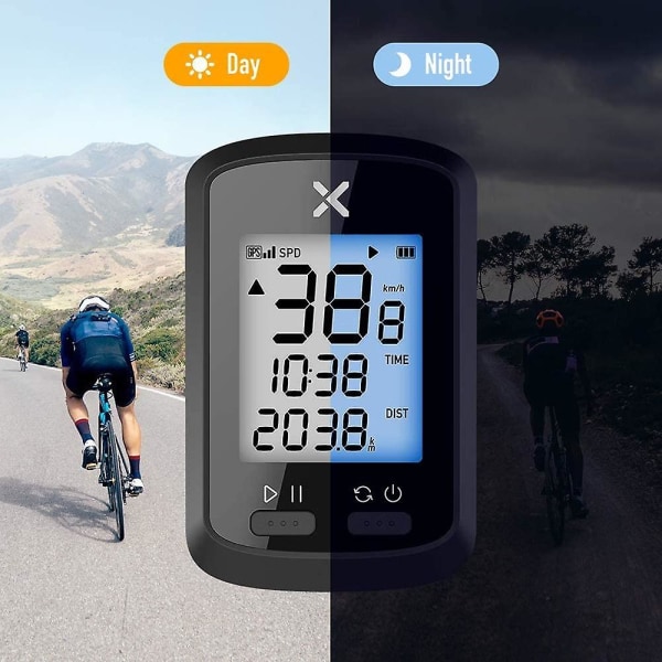 Smart GPS Cykeldator Trådlös Cykel Digital Hastighetsmätare Cykelvägmätare Xoss
