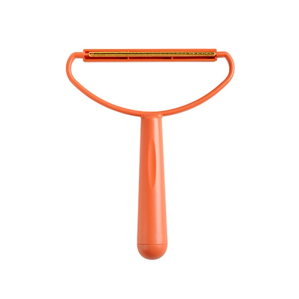 Bärbar hårboll Dubbelsidig trimmer Hårborttagningsenhet Kläder Klibbigt hår Roller Luddborttagare orange