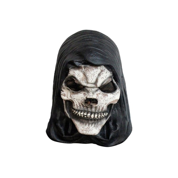 Halloween Decoration Skalle Mask Realistisk Cosplay Face Prop Miljövänlig Halloween Decoration Full Head Mask A