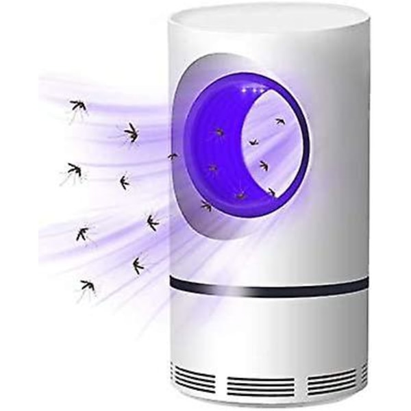 Myggdödarlampa Elektrisk myggfälla inomhus, Myggdödarlampa med USB power och adapter