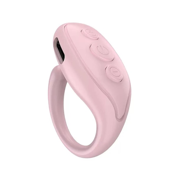 Mobiltelefon bluetooth fjärrkontroll trådlös mobiltelefon kamerakontroll vibrato ring fjärrkontroll ring pink