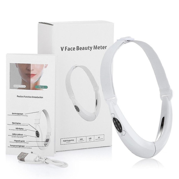 V-face Beauty Device Face Shaping Massager Lifting White