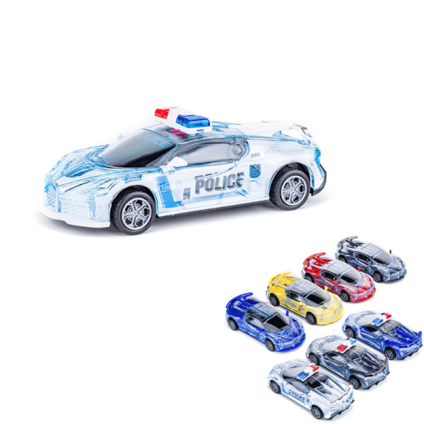 Billeksak Barnpolisbil sportbil modell polisbil White police car