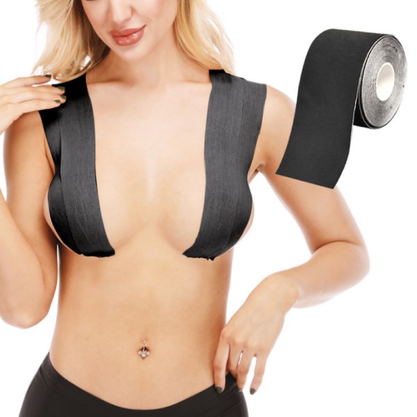 Självhäftande brösttejp Tejp Bröstband Bröstlyftklistermärke Anti-bula osynlig BH Klippbar skin