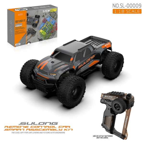 Rc Car Toy 1/18 DIY Rc Car Assembly Kit 2,4 Ghz Racing Car