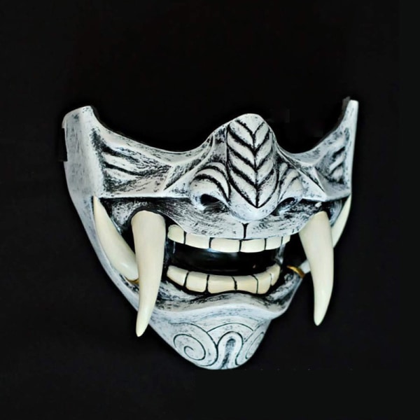 Halloween Mask Samurai Mask Japansk Prajna Devil Mask Hannya Noh Kabuki Demon Oni Samurai Mask Green