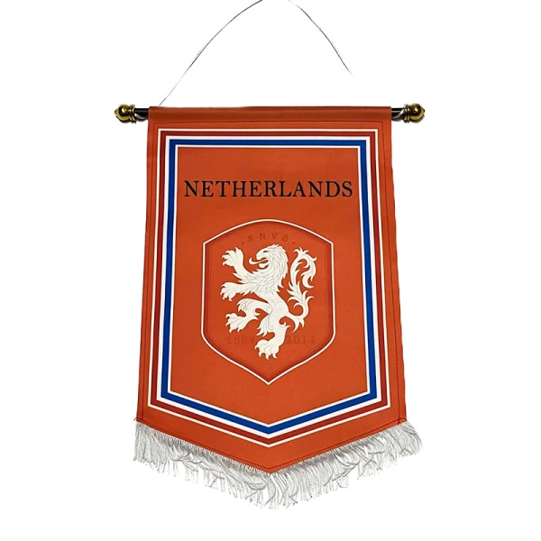 Gos- Football club double-sided composite pentagonal flag Netherlands