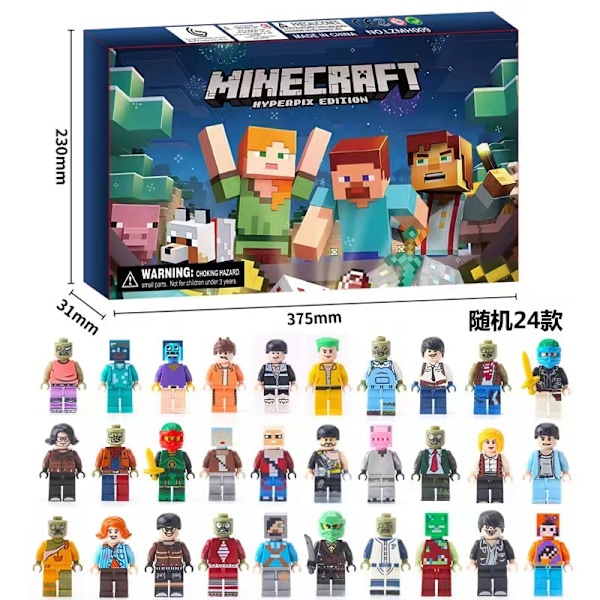 Gos - Julegaveæske Adventsdag blinde kasse træk Minecraft