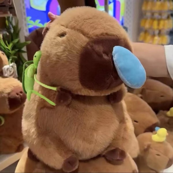 Gos- Kapibara nukke pehmolelu tyyny Snot + turtle 23cm