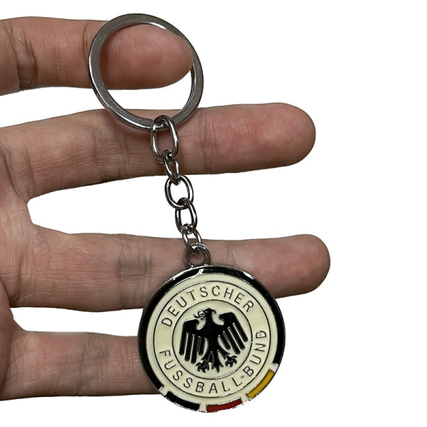 Gos- Football team emblem coloured alloy keychain Germany