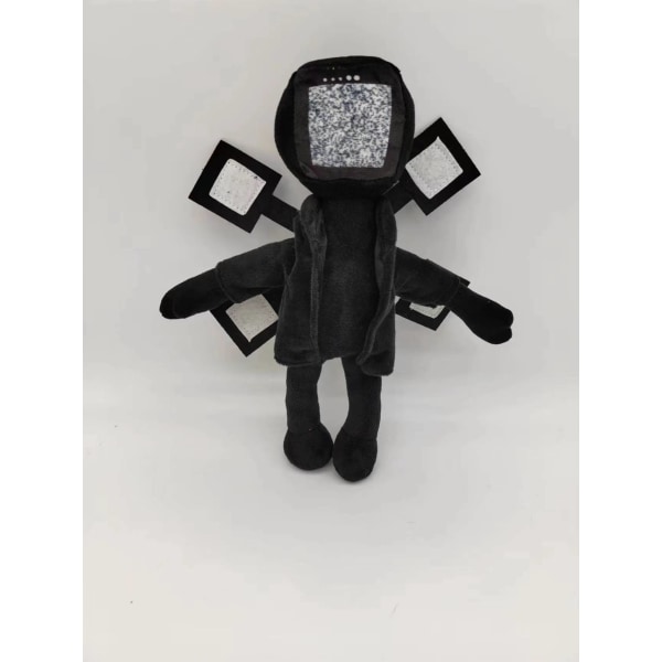 Mub- Skibidi toalett plysch Toalett man parodier plyschleksak dockor G 28 cm snowflake TV man