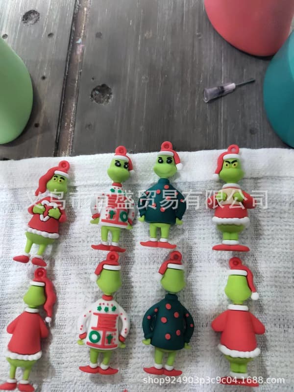 Julekugle med Grinch-figur i blindbox, juletræspynt C