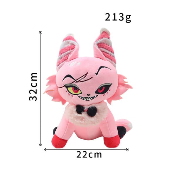 Gos- Plyschleksak Katt plyschdocka docka Hell Pink Cat