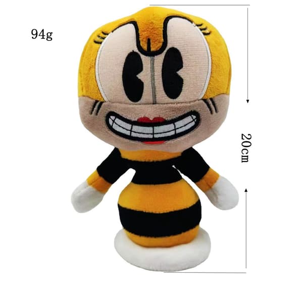 Gos- Cuphead Show Barn Docke Cuphead Eventyr Tekopp Kong Plysj bee