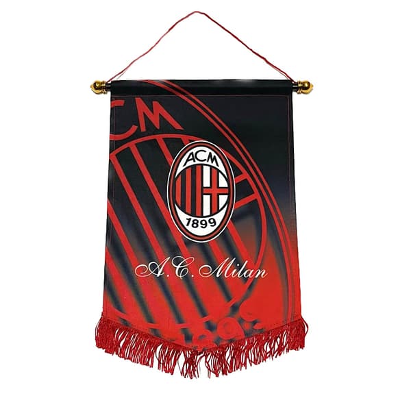Gos- Fodboldklub dobbeltsidet komposit pentagonal flag Ac milan