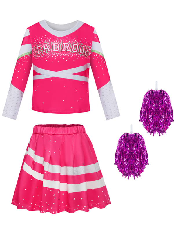 Zombies 3 -asu lapsille tytöille cheerleader-asu 140Y