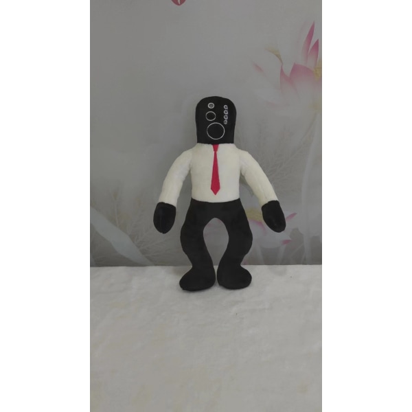 Mub- Skibidi WC plysch Toalett man parodi plyschleksak docka G 30cm small black camera man