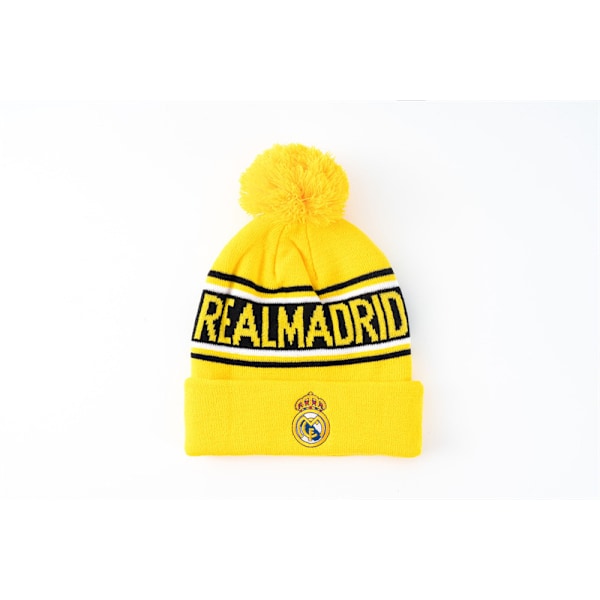 Gos- Fodboldkasket Club Warm Hat Real Madrid gul