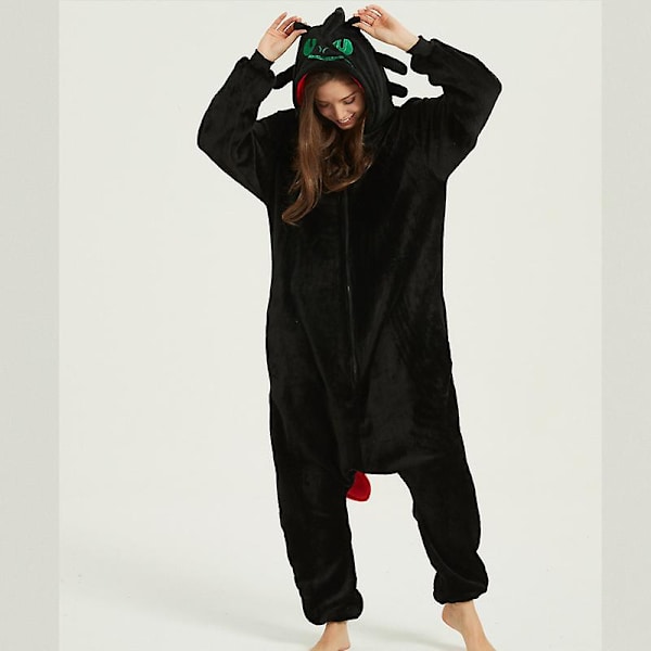 Sådan træner du din drage Anime Cartoon One-piece Pyjamas Par Hjemmetøj Performance Kostume Baby Yoda -a M
