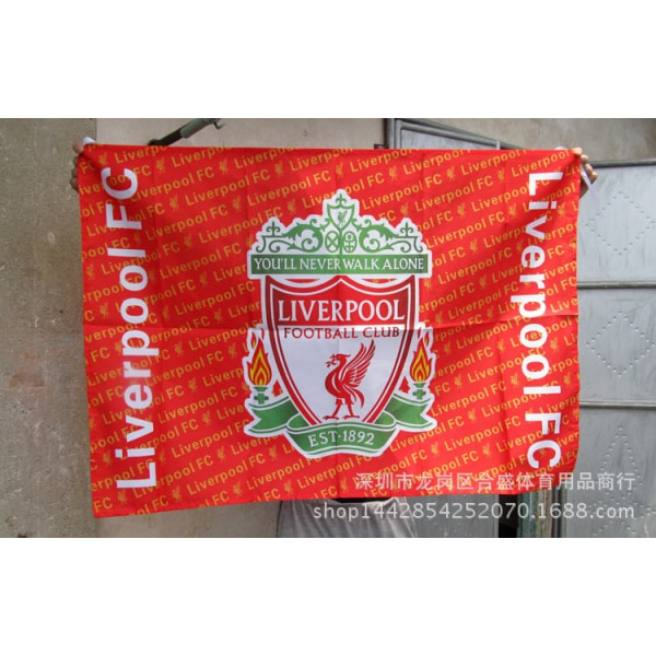 Gos- Fodboldfans store flag fans hænger flag dekoration Liverpool