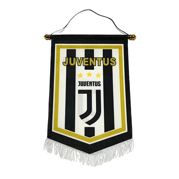 Gos- Football club double-sided composite pentagonal flag Juventus