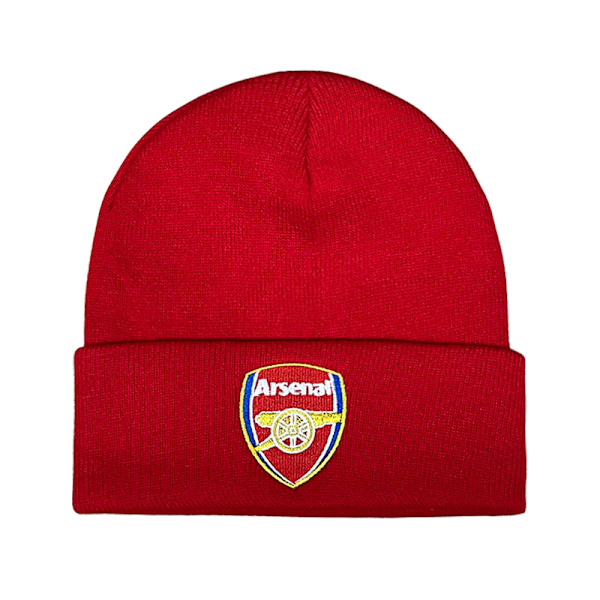 Gos- Fodbold fanklub emblem strikket vinterhue stretch beanie Arsenal - Rød