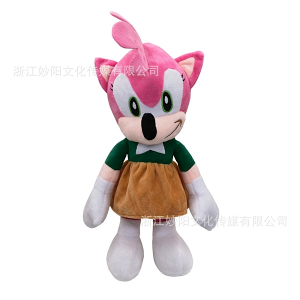 Mub- Sonic the Hedgehog Plyschleksak Plyschdocka Ryggsäck Tals Igelkott Docka 26CM-Pink