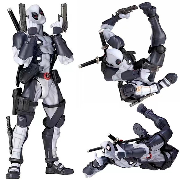 Gos- Yamaguchi Deadpool Movable Face Boxed Figure Ornament Gray (Gear Joint)