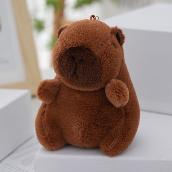 Gos- Capibara plysj vedhæng capybara sød ornament nøglering DOLL MODEL 13CM