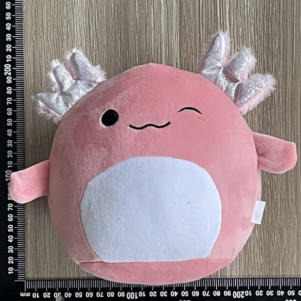 Gos- Squishmallow plyschleksak djur kudde enhörning uggla elefant 20cm salamander