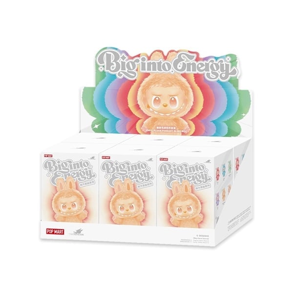 1 st LABUBU 3.0 The Monsters Big into Energy Series - Vinyl Plysch Hängande Blind Box