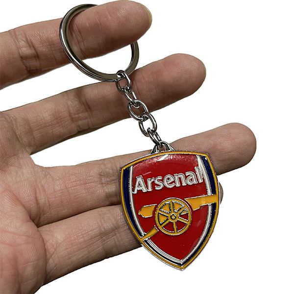Gos- Fodboldhold emblem farvet legering nøglering Arsenal