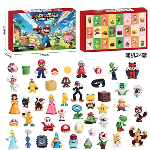 Gos - Joululahja Laatikko Adventtikalenteri Sokea Laatikko Vedä Mario