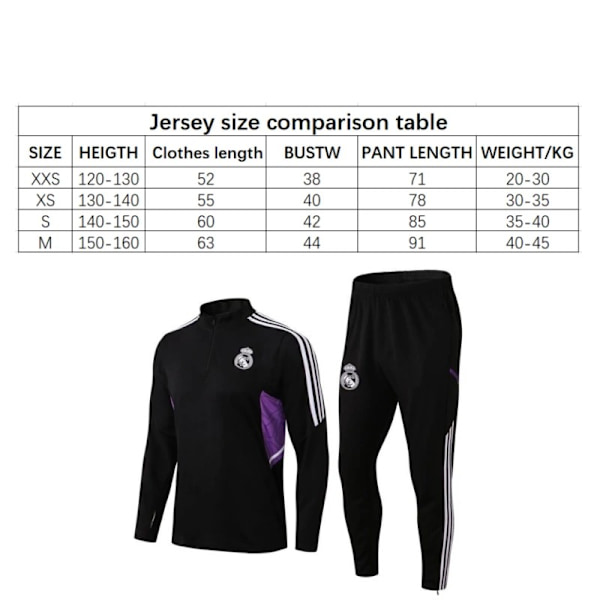 Real Madrid barn långärmad set sportutrustning G xs