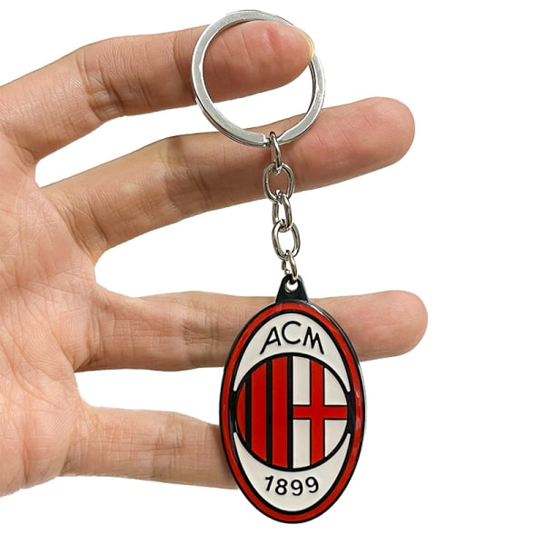 Gos- Football team emblem coloured alloy keychain Ac milan