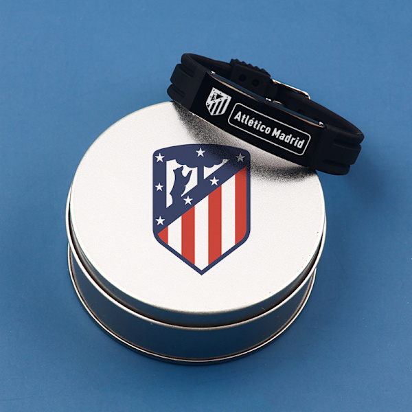Gos- Fodboldhold: Real Madrid, Barcelona, Liverpool, Manchester United, Chelsea, Milan, Juventus, Bayern, Paris, armbånd gaveæske Atletico Madrid