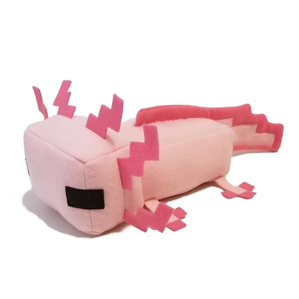 Minecraft Harvinainen Aksolotli pehmolelu Lasten lahja Pink