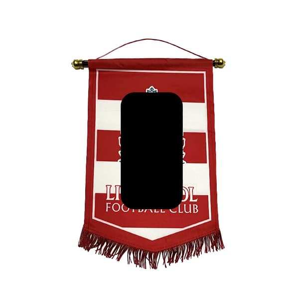 Gos- Fodboldklub dobbeltsidet komposit pentagonal flag Liverpool 2