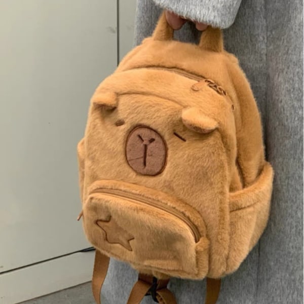 Gos- Capibara capybara plysj ryggsekk Capybara backpack