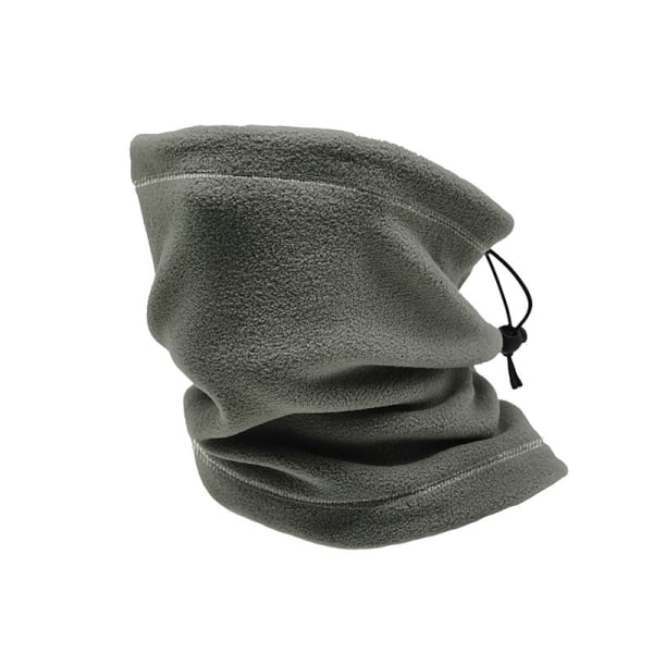 Mub- Vinter utomhus multifunktionell fleece mössa varm hals cykling bandana polar fleece mössa vindtät varm mask G grey