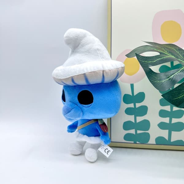 Mub- Rysk smurfkatt rolig smurfkatt plyschdocka G