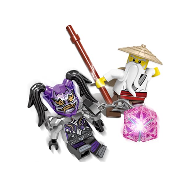 24 kpl go Minifigures Kai Jay Sensei Wu Master Building U -setti colorful