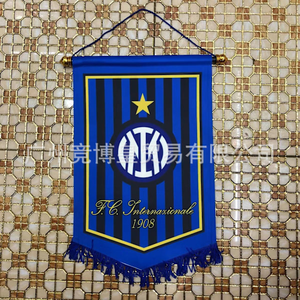 Gos- Fodboldklub dobbeltsidet komposit pentagonal flag Inter