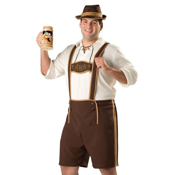 Männs Kostymset Tysk Bayerisk Oktoberfest party 2XL